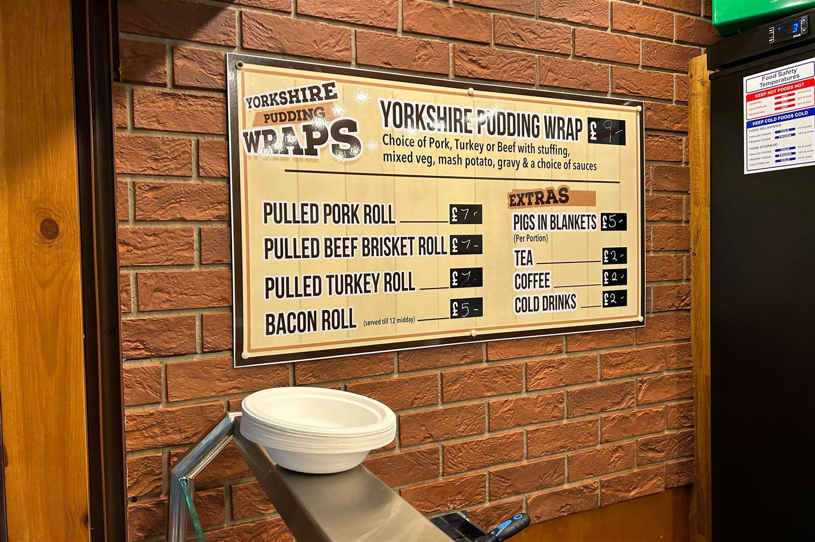 The Yorkshire pudding wrap at Ashford Designer Outlet set our reporter back £9
