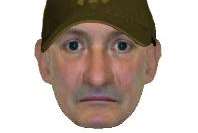The old e-fit of the man police are hunting