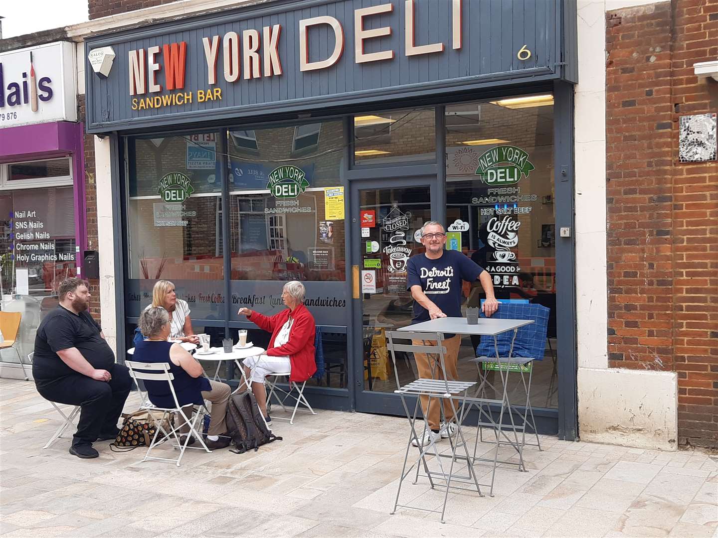 Matt Smith, co-owner of New York Deli, Dartford is hoping to see more people taking up their offers.