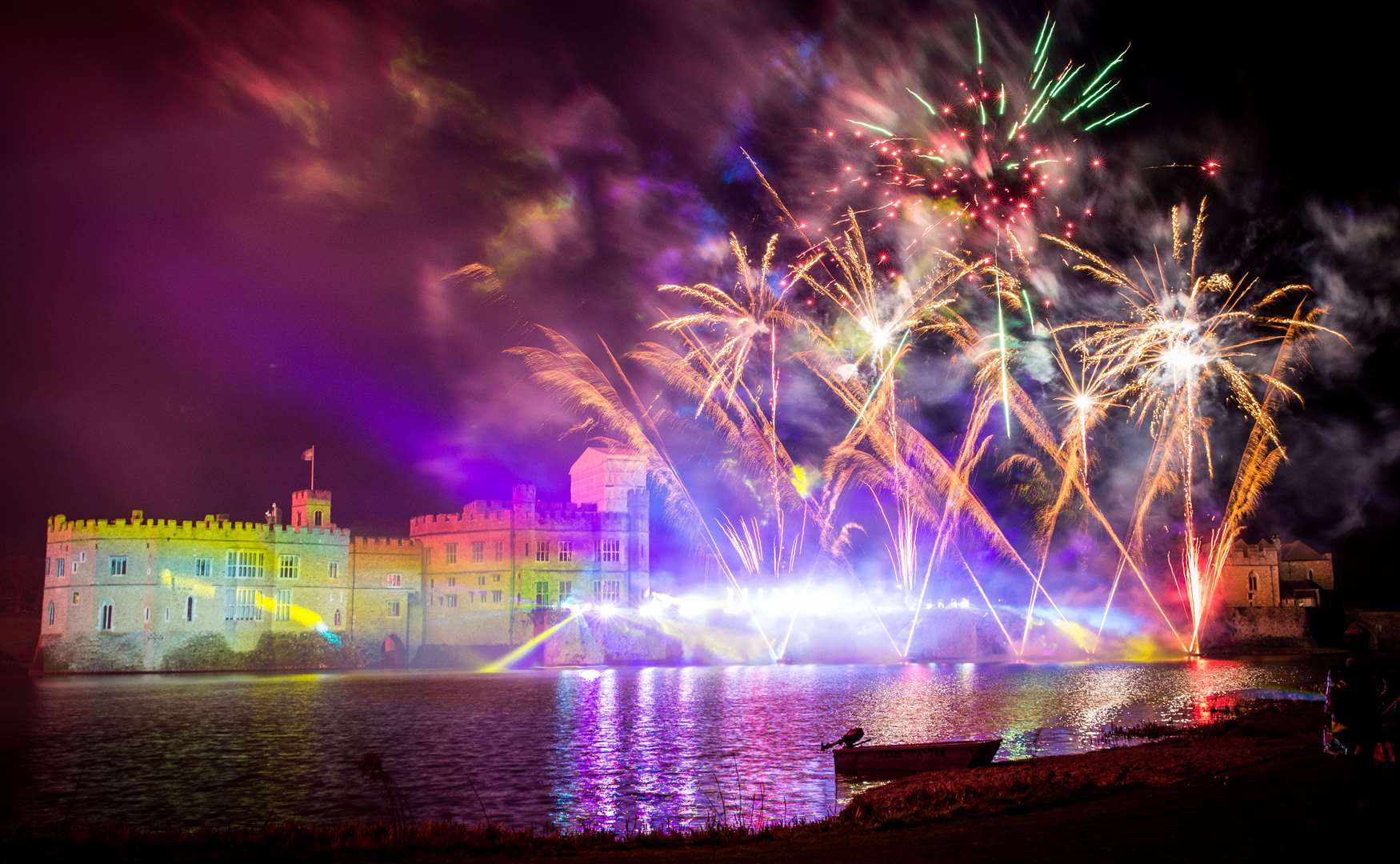 Fireworks at a previous Leeds Castle. Picture: Matthew Walker