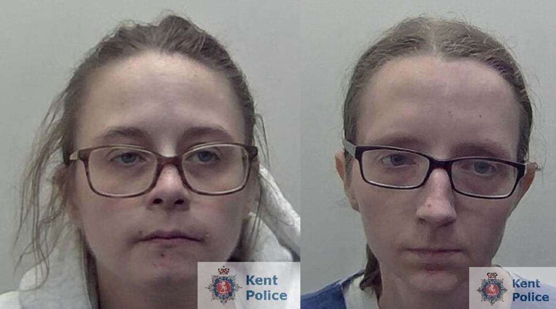 Jessica Silvester and Ruth Lambert. Picture: Kent Police