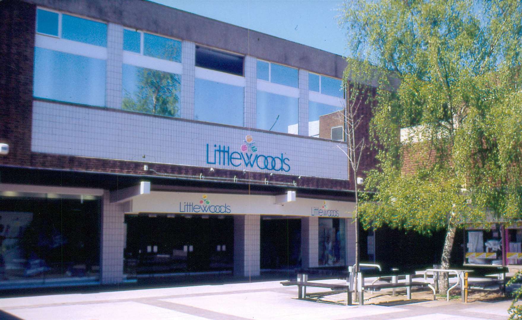 The Tufton Centre in 1988, showing the Littlewoods store which replaced Tesco. Picture: Steve Salter