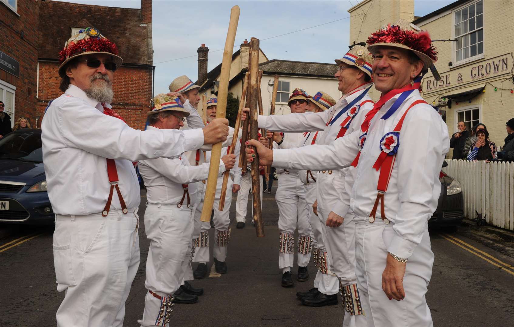 A traditional Boxing day dance with Hartley Morris. Picture: Steve Crispe