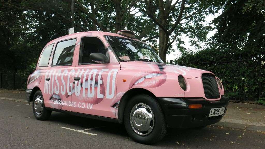 The duo will be arriving in this Missguided style taxi