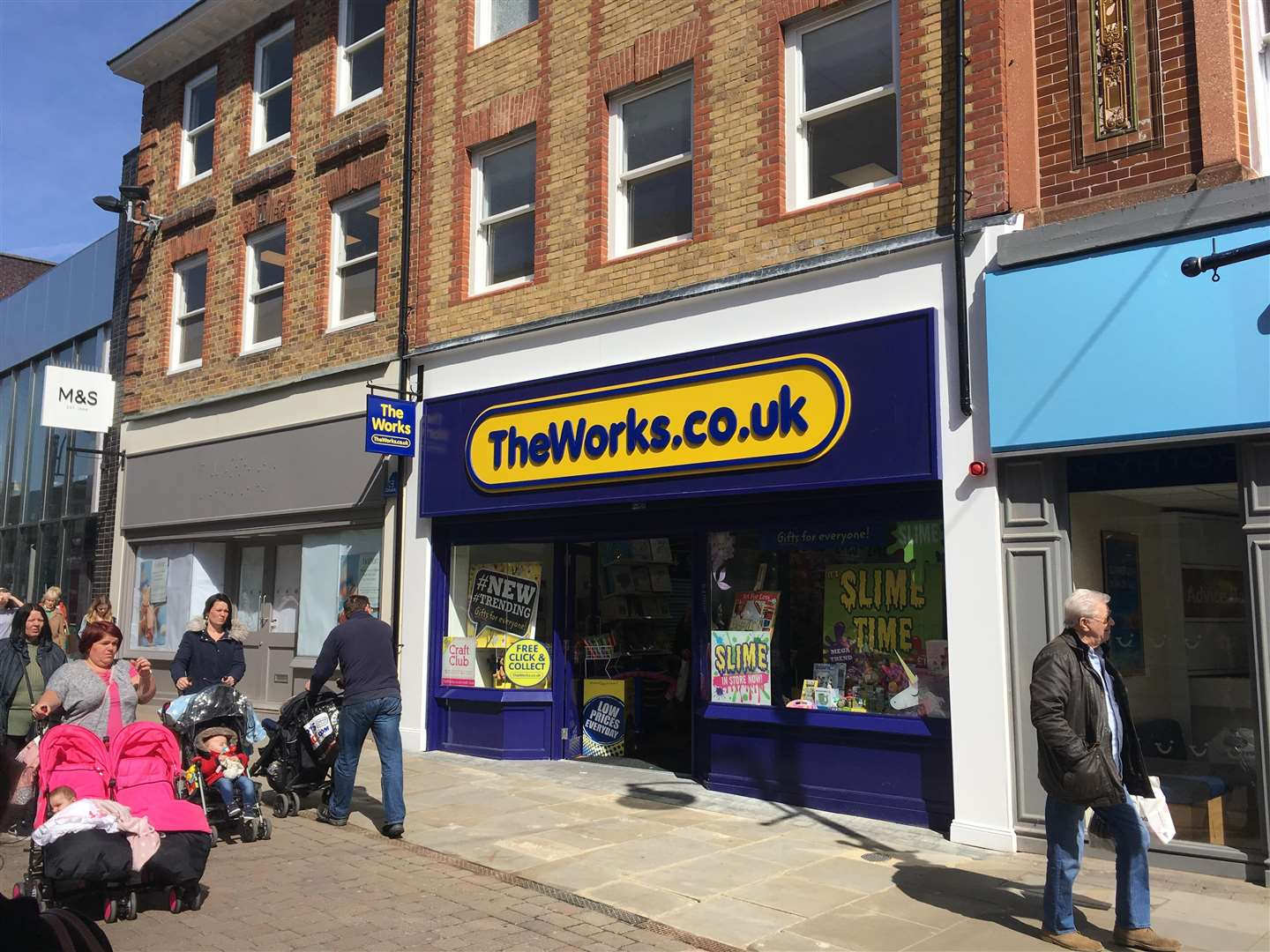 The Works has re-opened in Week Street, Maidstone, almost three years after being destroyed in a huge fire. (1397277)