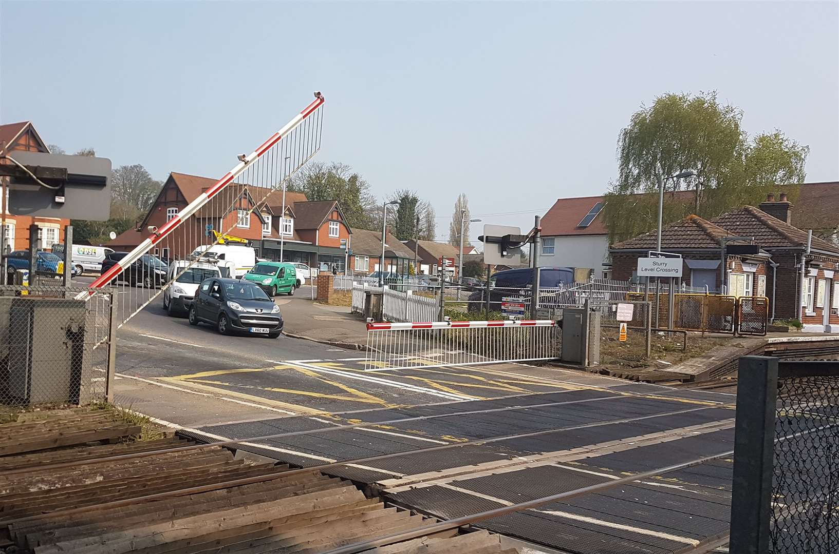 The link road should prevent the regular snarl up of traffic due to the level crossing at Sturry