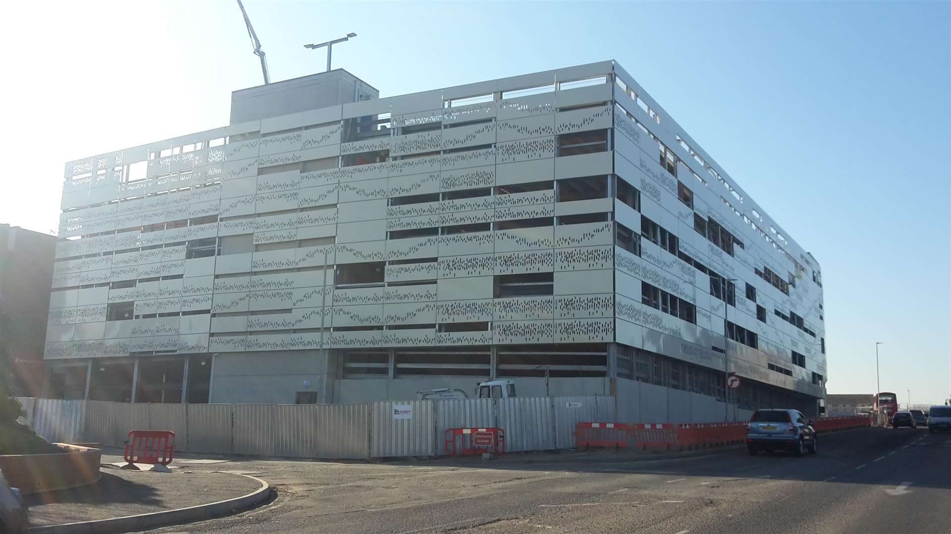 The new multi-storey car park in Sittingbourne is due to open in April
