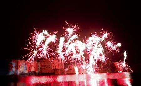 The fireworks at Leeds Castle last year. Picture: Stephen D Lawrence, Southern News And Pictures Ltd