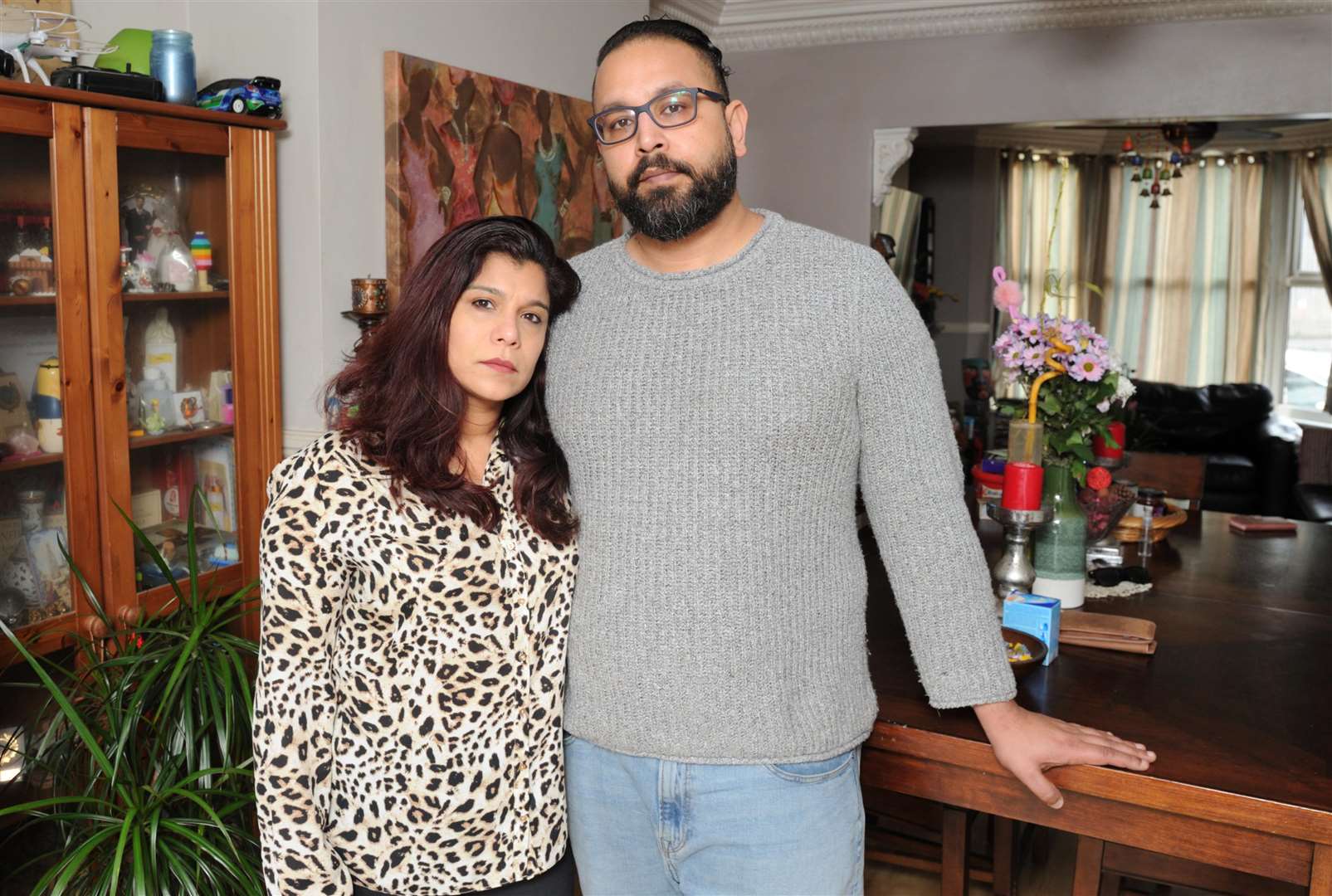 The couple say their daughters have been left "terrified"