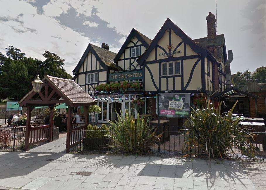 The Cricketers pub, Rainham Picture: Google Streetview