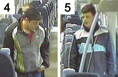 British Transport Police want to speak to these men in connection with alleged assaults on train staff