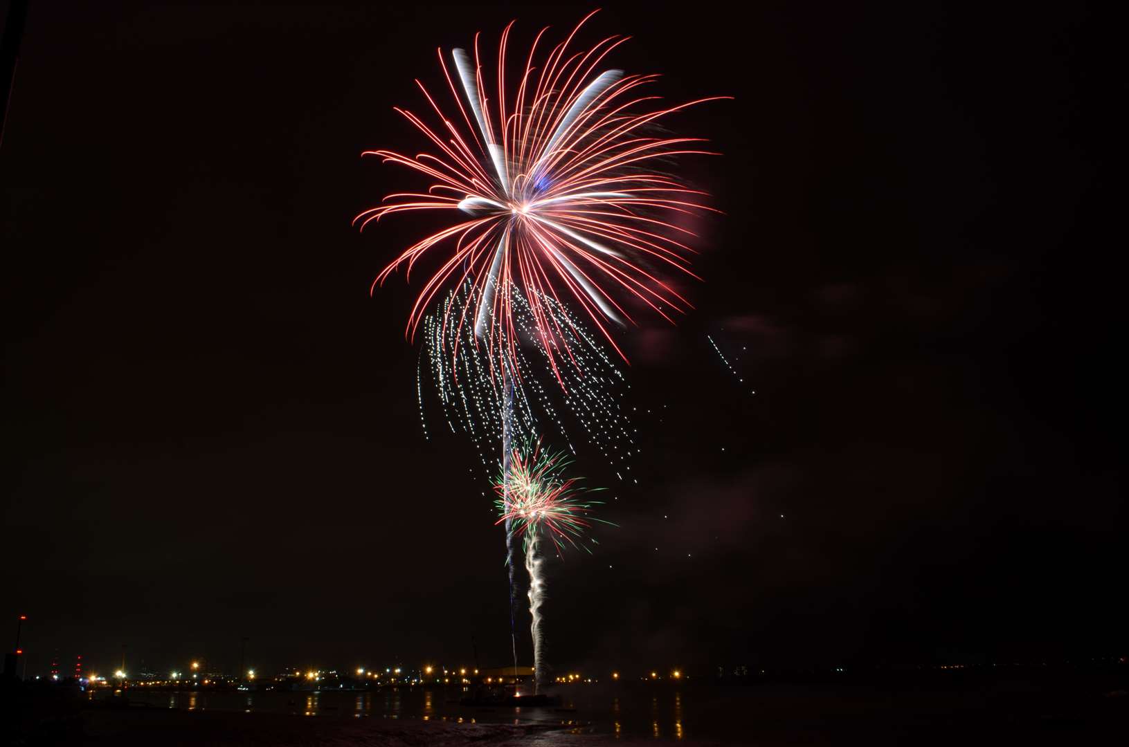 The Gravesend riverside fireworks in 2019 Photo: Jason Arthur