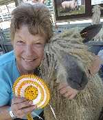 AWARD WINNER: Sandra Brown, from Ashford, at last year's show. Picture: GRANT FALVEY
