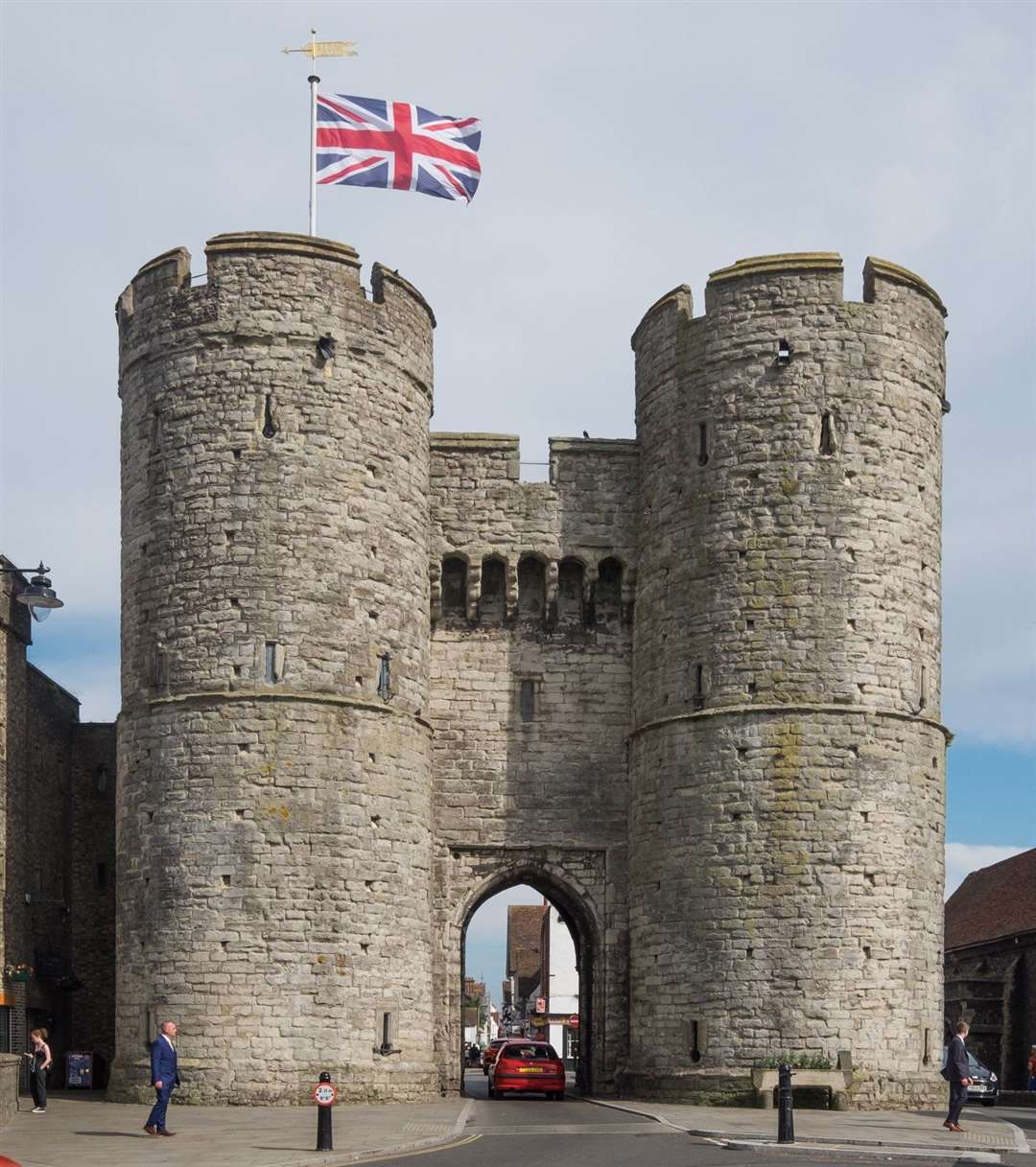 The attack happened near the Westgate Towers in Canterbury