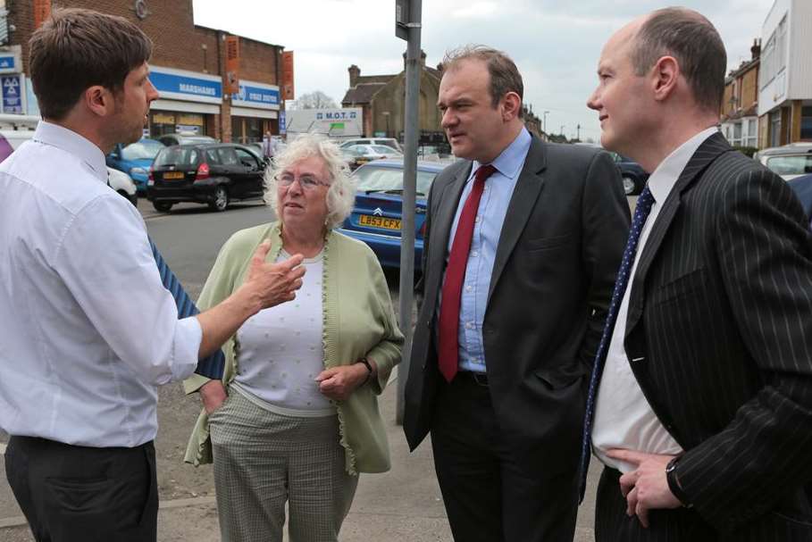 Climate change minister Ed Davey speaks to Lib Dem activists in Maidstone. Picture: Martin Apps