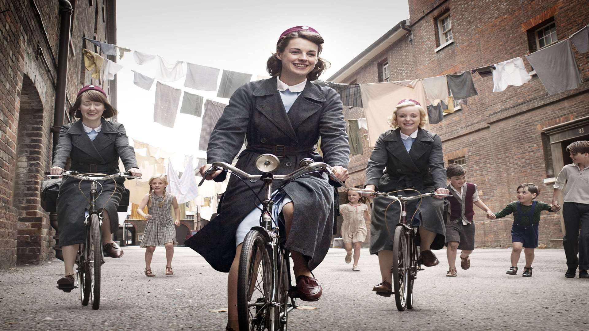 Call the Midwife was shot at Chatham's Historic Dockyard. Picture: Laurence Cendrowicz