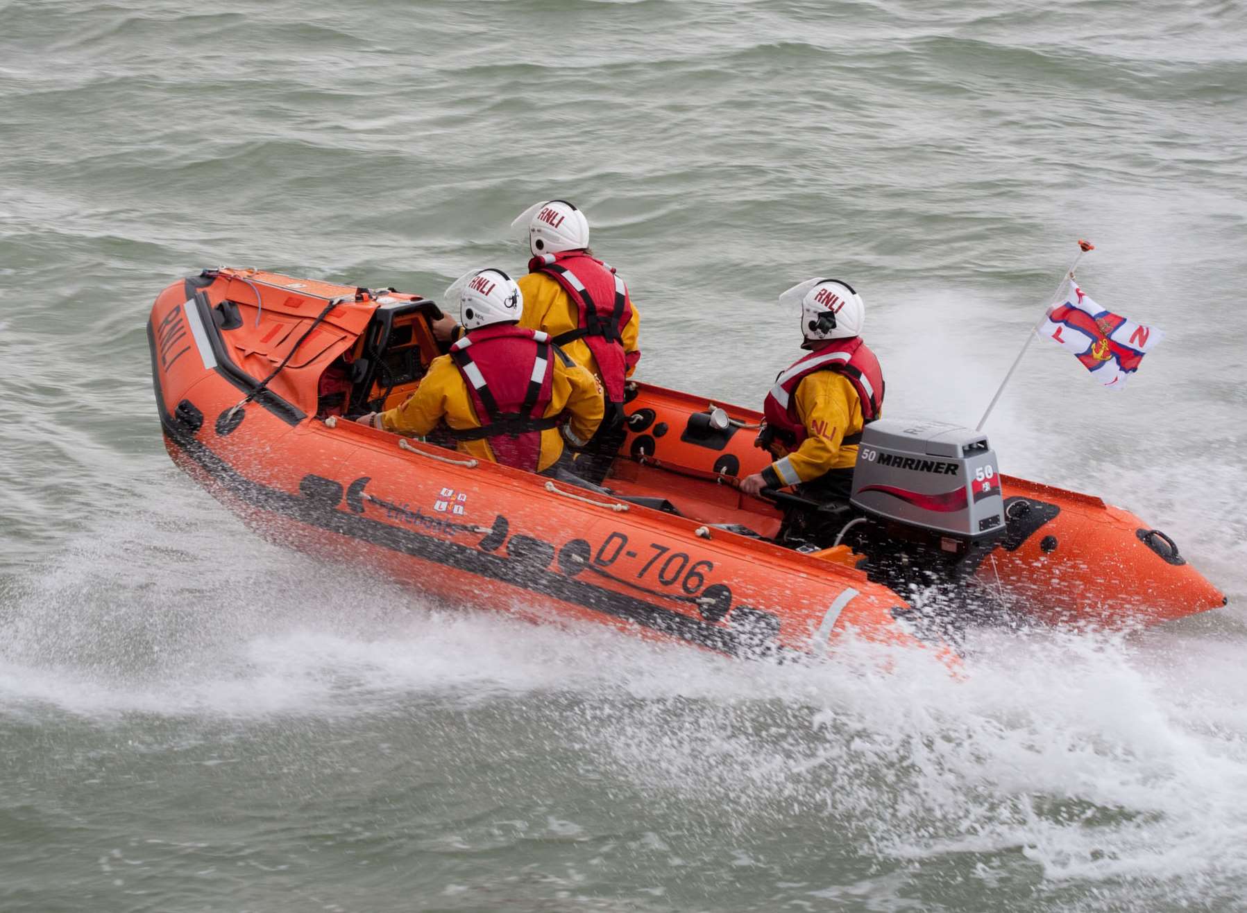 The Margate RNLI inshore lifeboat