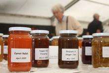 Jams on sale at the Kent County Show