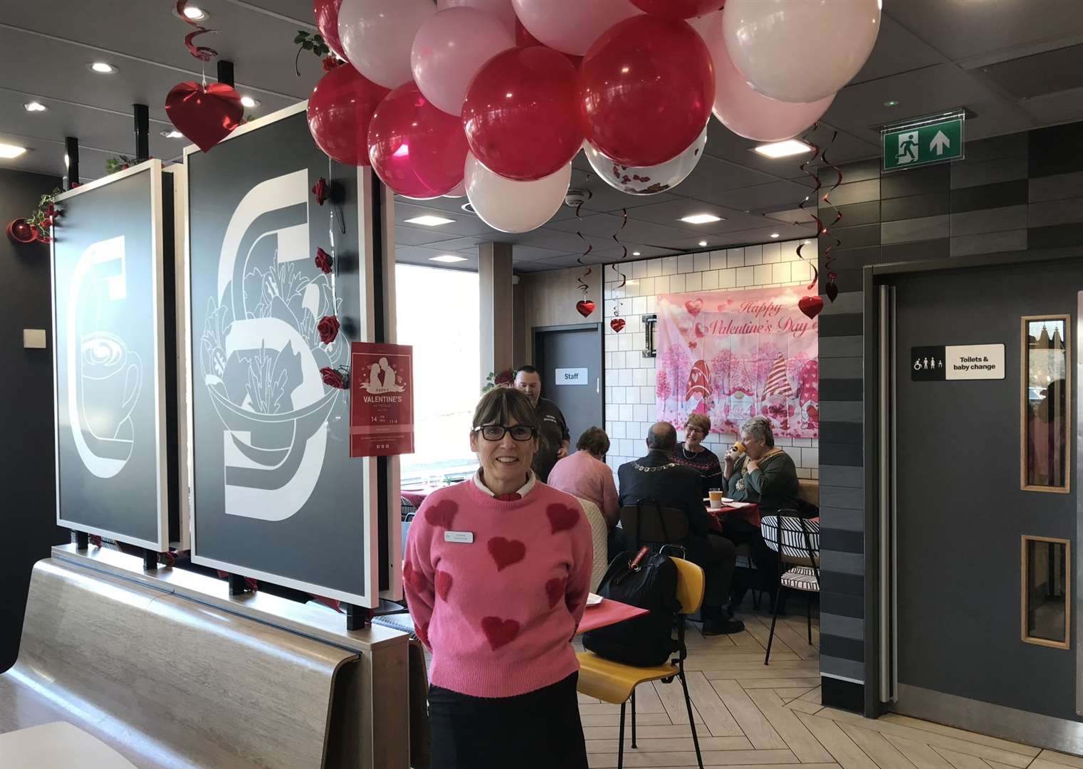 Lorraine Knell organised the event to help celebrate her customers happy relationships