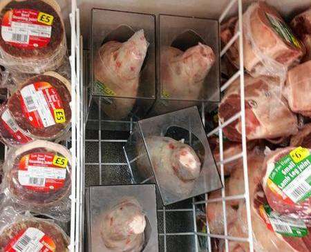 Iceland is being forced to put meat in security boxes to prevent theft.