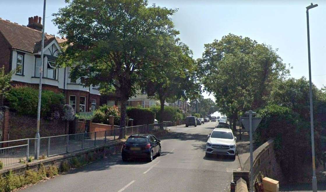 The incident happened in Approach Road, Margate. Picture: Google Street View