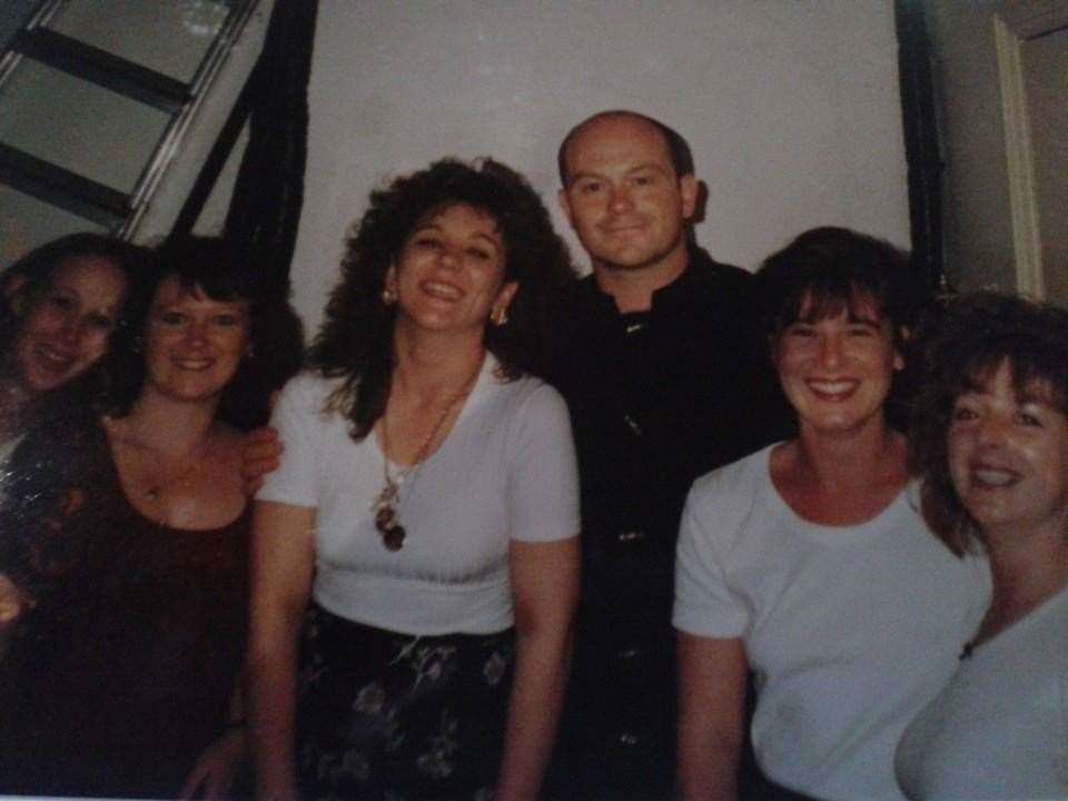 That man Ross Kemp again, at T's Nightclub in Erith in the 90s. Picture: Thomas Fitzgerald
