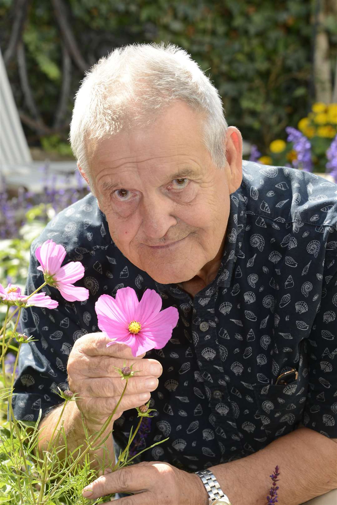 Walmer.Walmer in Bloom.Len Giles in his Campbell road garden that won Best in Lower Walmer.Picture: Paul Amos. (3934560)