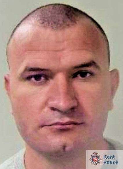 Asllan Cenaj, 31, told officers he was being paid to tend the site. Picture: Kent Police
