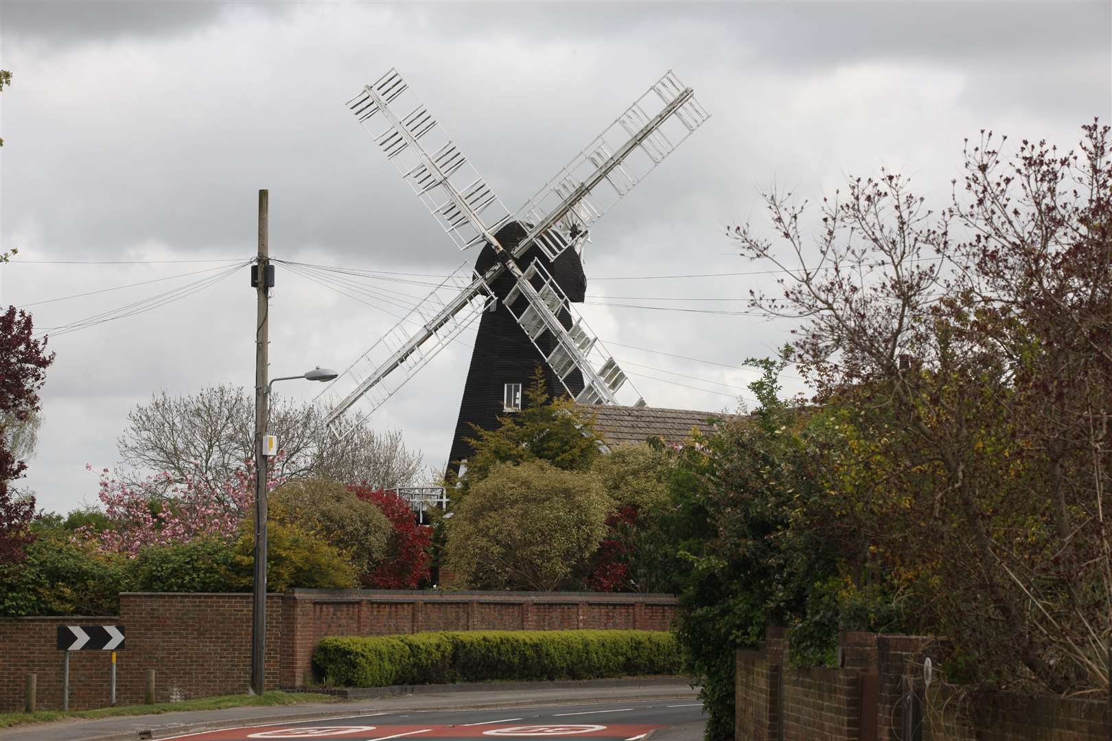 Meopham Windmill before the works started. Picture: John Westhrop