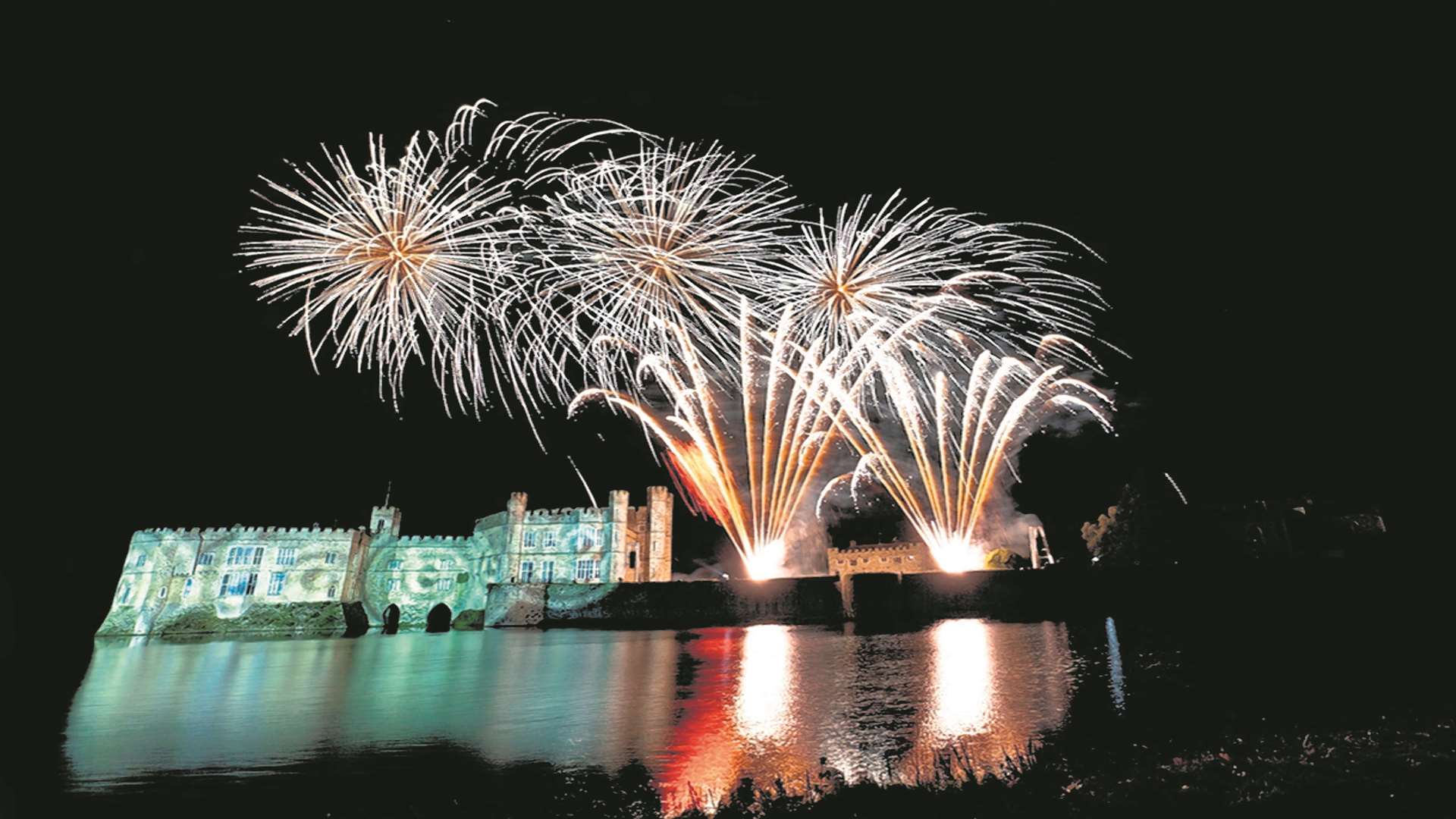 Fireworks at Leeds Castle