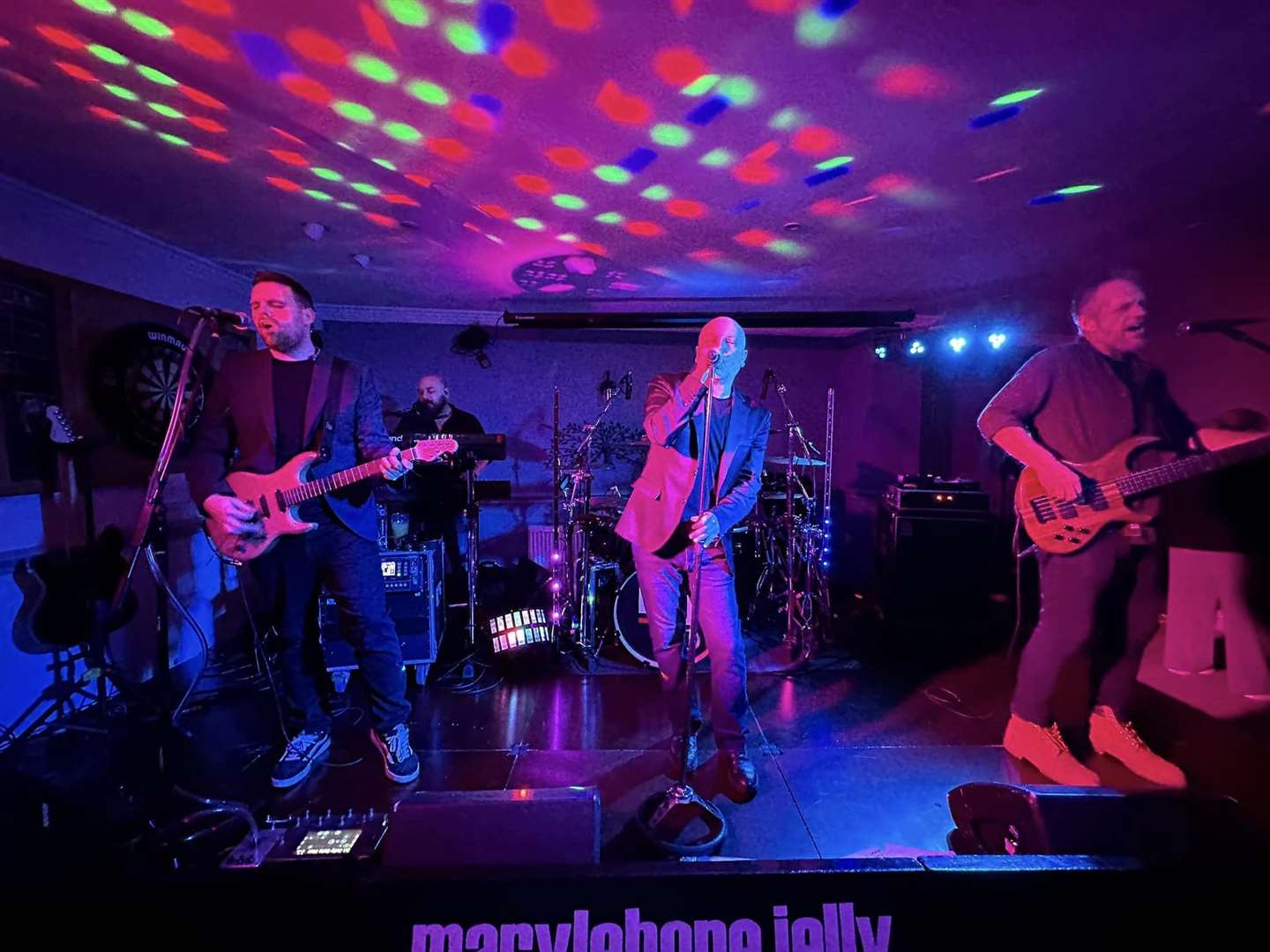 Popular Swale party band Marylebone Jelly making their debut at Marden Club in January. They are returning for the beer festival in October