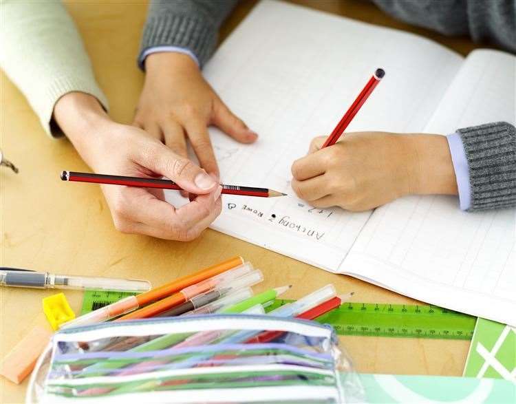 Back in the classroom rather than the kitchen table. Picture: Stock image