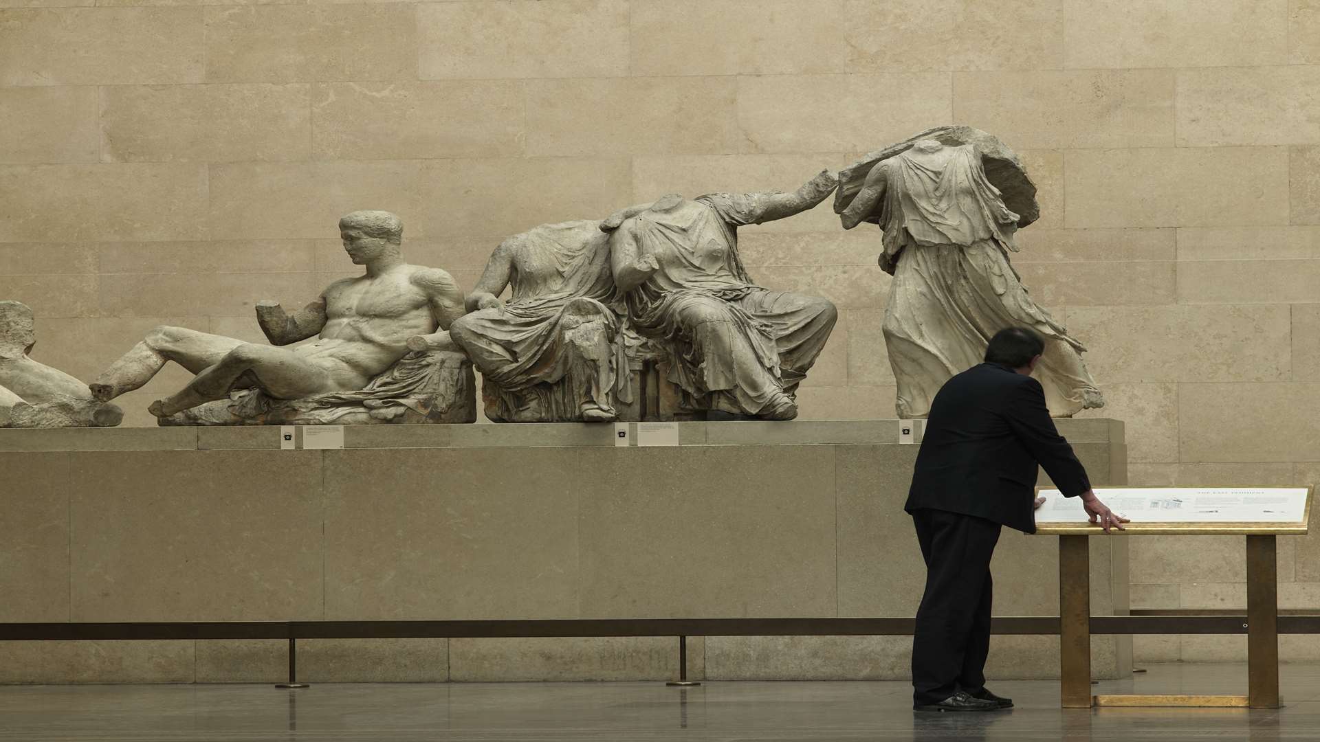 Greek and Roman sculptures make up one of the galleries at the British Museum