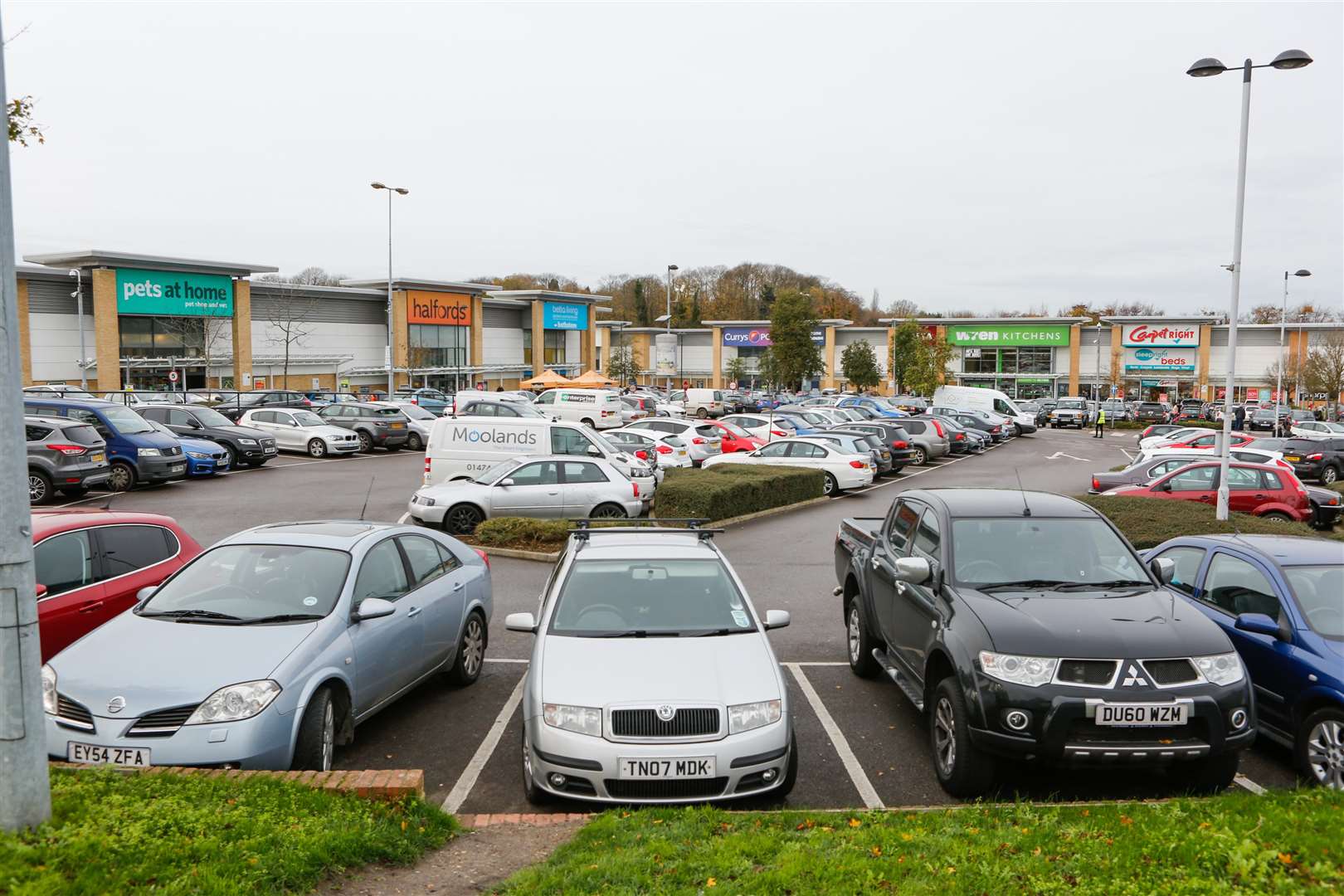 South Aylesford Retail Park. Stock image