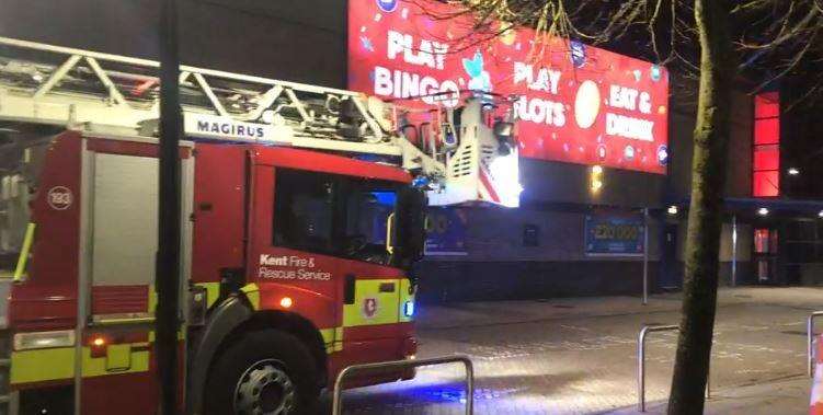 Hundreds of people were evacuated from the Buzz Bingo hall