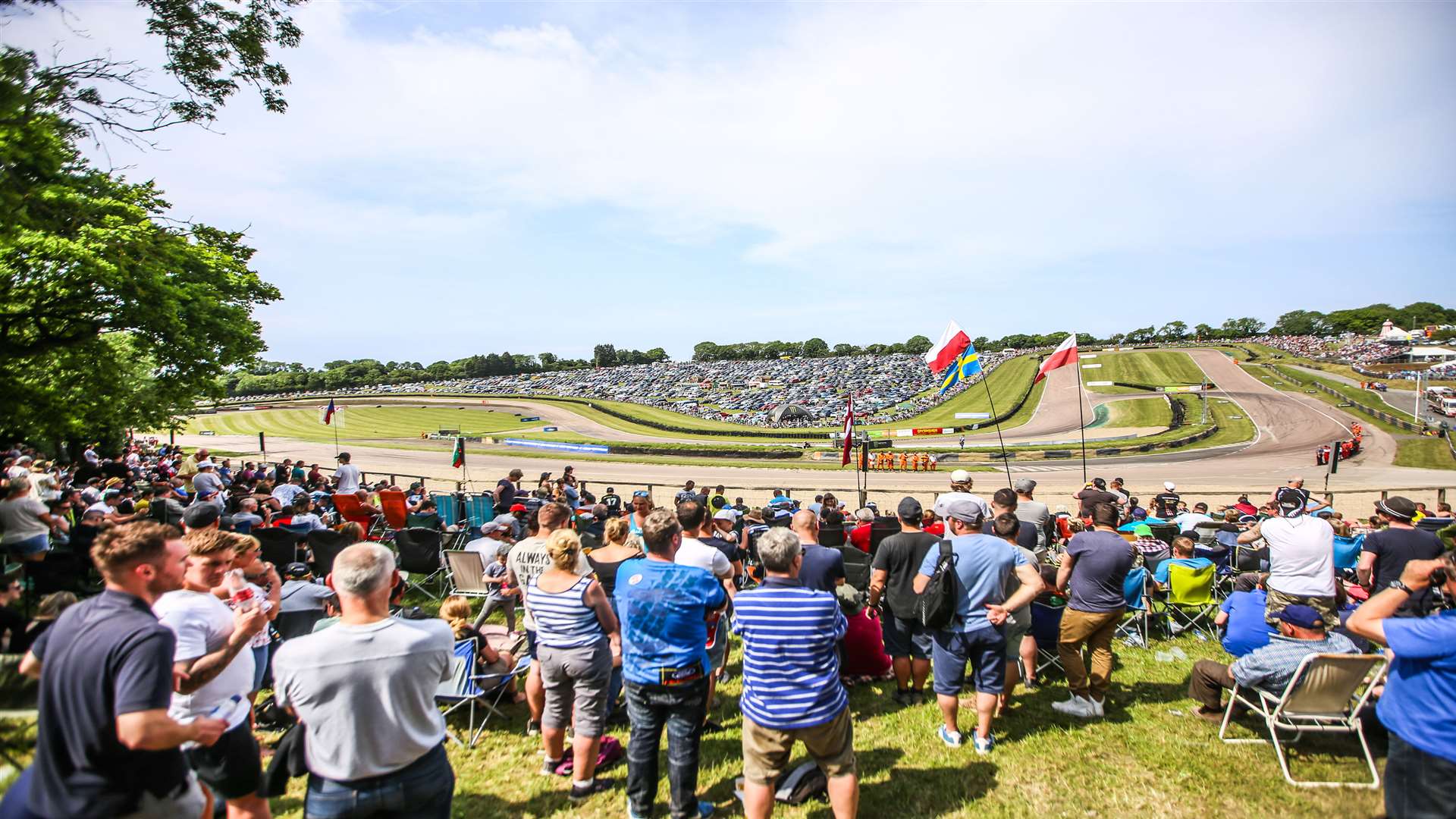 A record crowd of 25,000 people enjoyed the action. Picture: FIAWorldRallycross.com