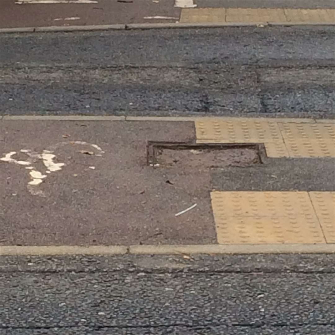 The 'trip hazard' on the crossing