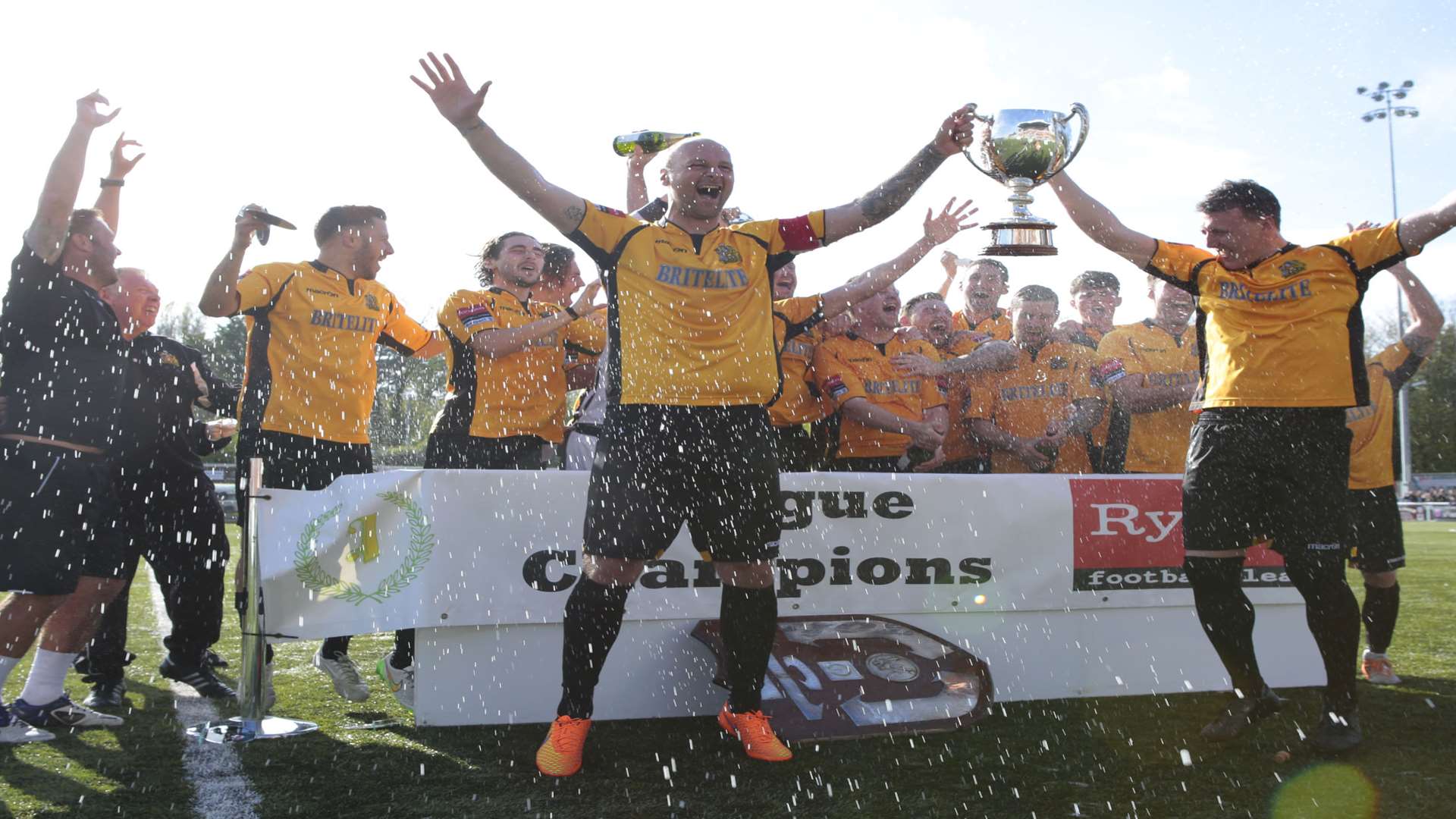 Maidstone United - Ryman League Premier Division champions 2014/15. Picture: Martin Apps
