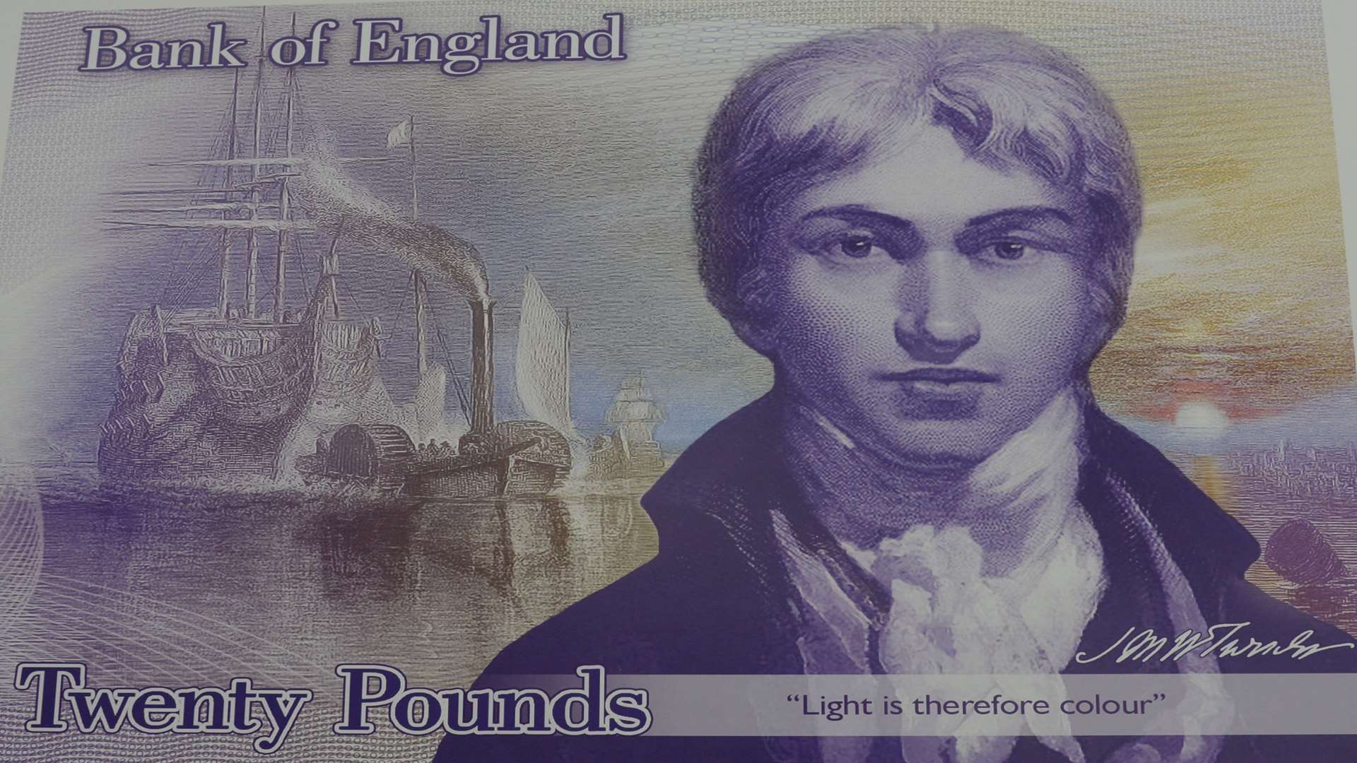 J.M.W. Turner will appear on the new £20 bank note. Picture Chris Davey