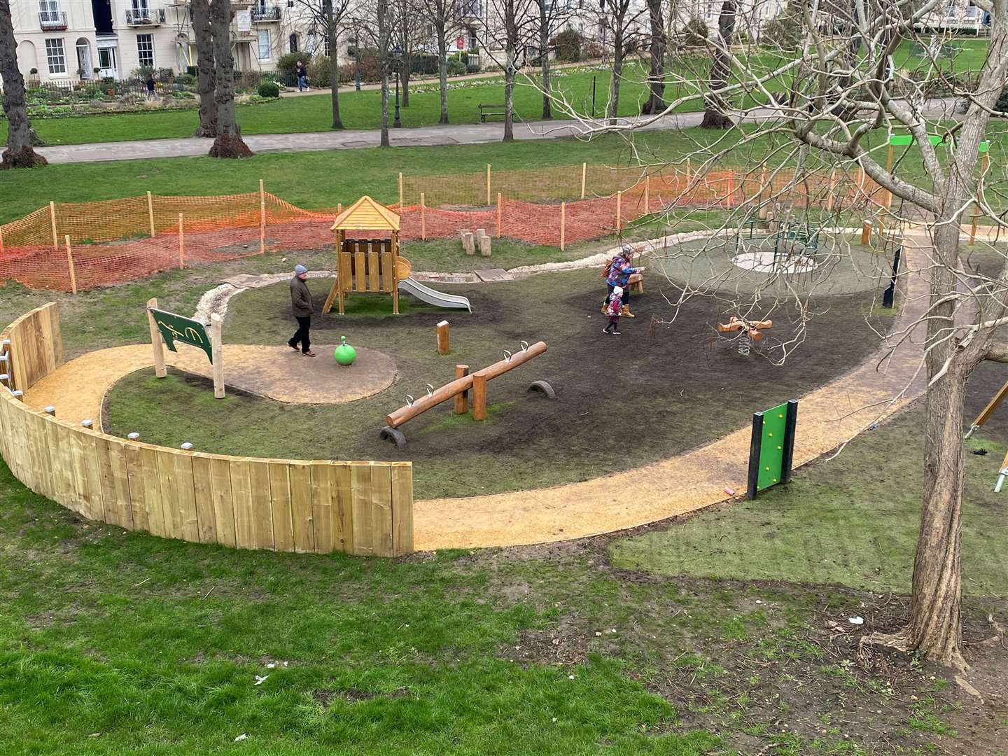Canterbury City Council commissioned the construction of the playground at Dane John Gardens at the cost of £150,000