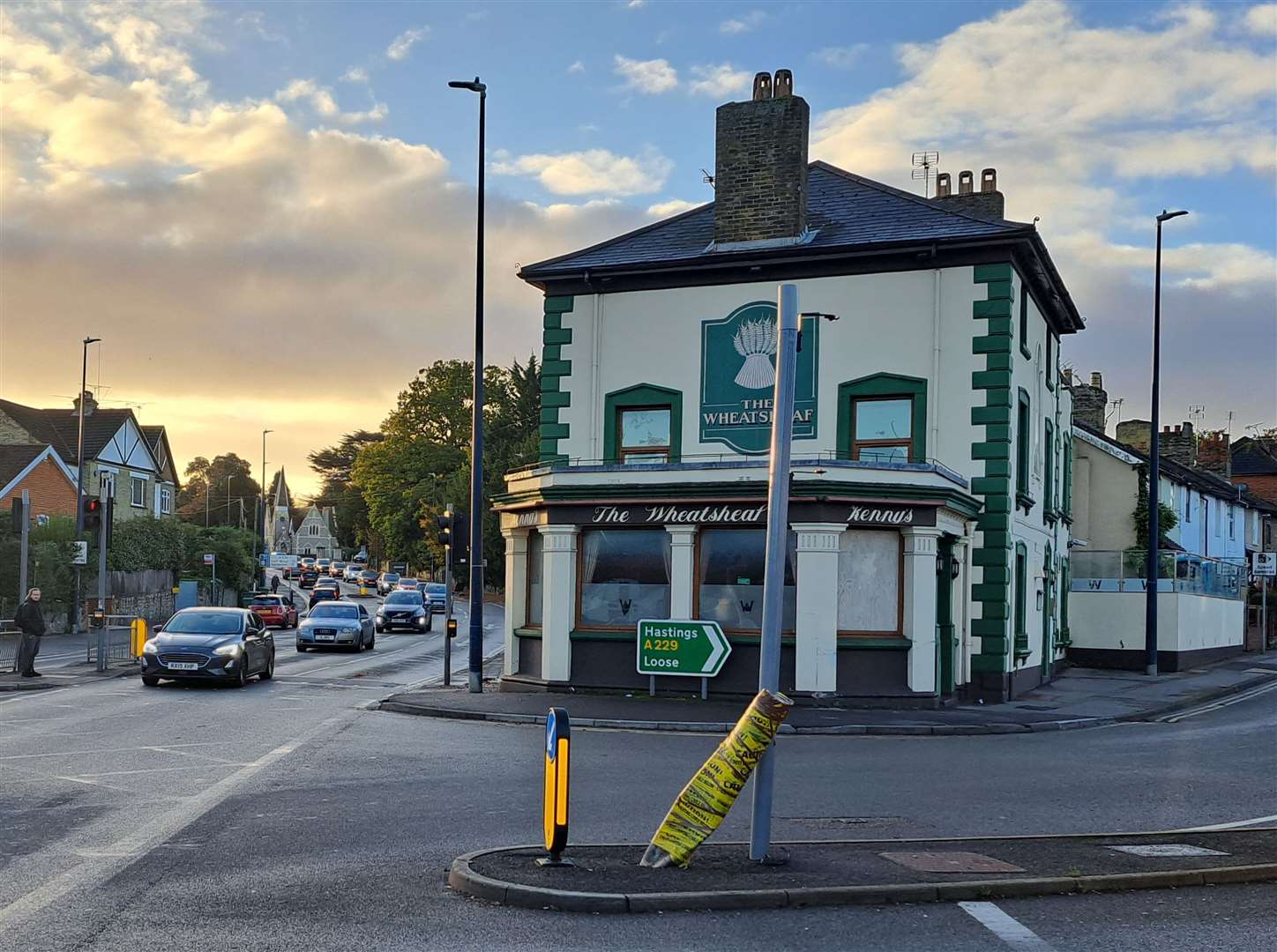 The Wheatsheaf pub on the A229 in Maidstone