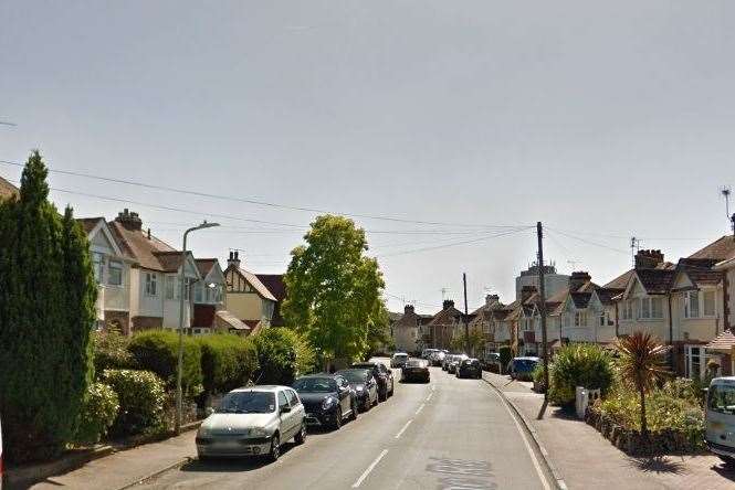 The accident happened in Old Bridge Road, Whitstable. Pic: Google Street View