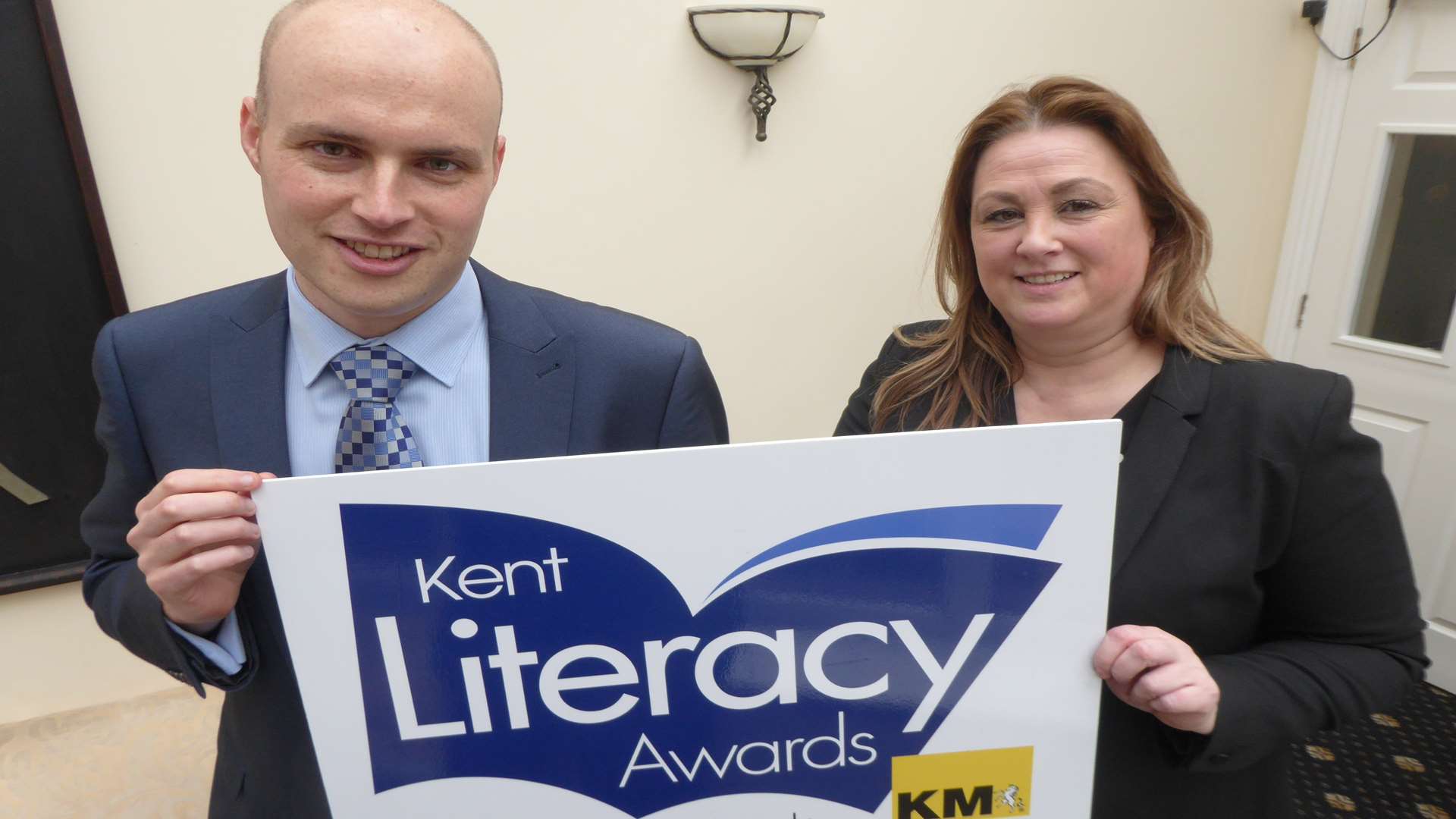 Leigh Jones and Karen Gray of McCabe Ford Williams which is a key partner of the Kent Literacy Awards 2017.