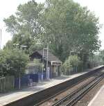 The scene of the tragedy - Marden railway station