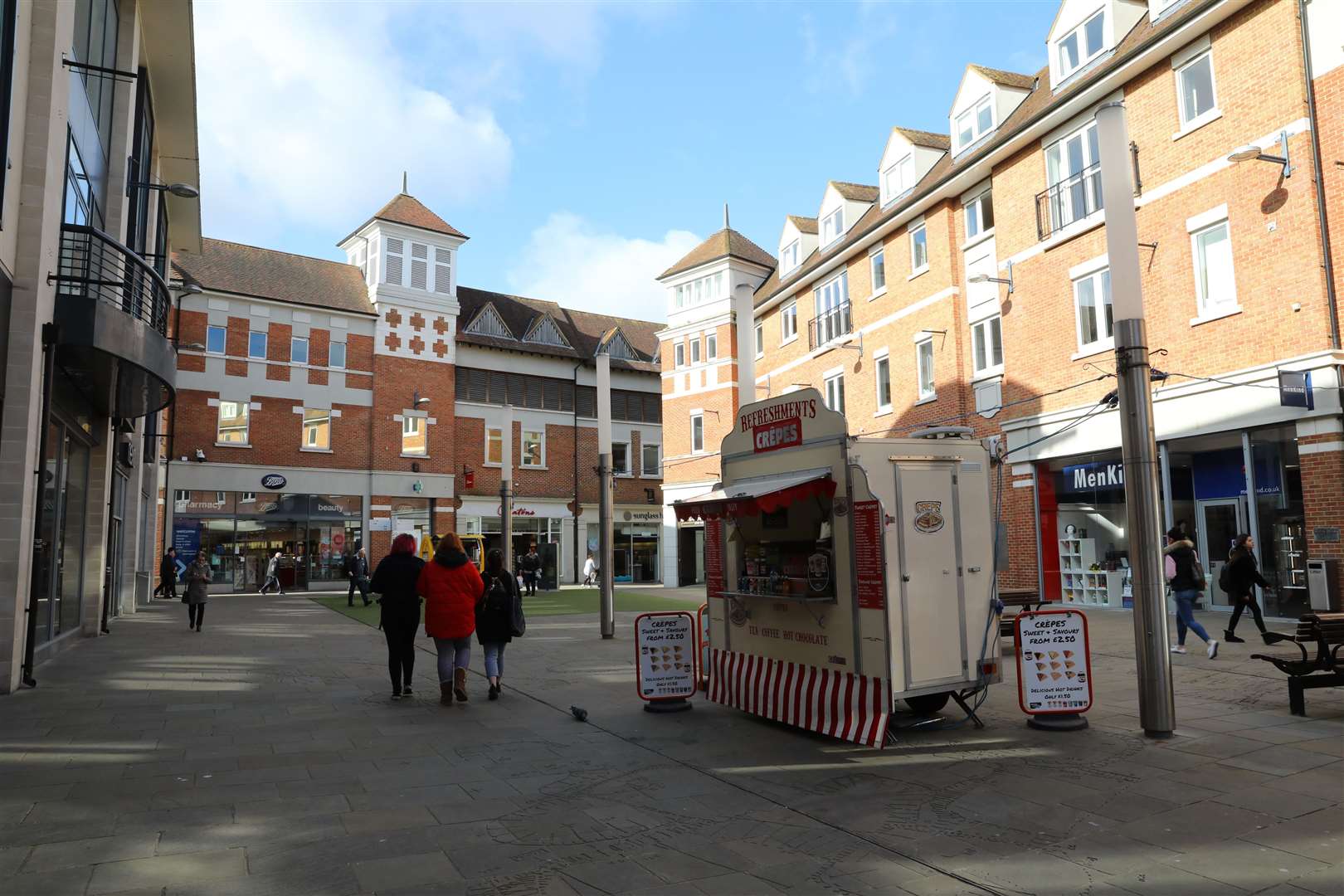 Whitefriars is Canterbury's main shopping area