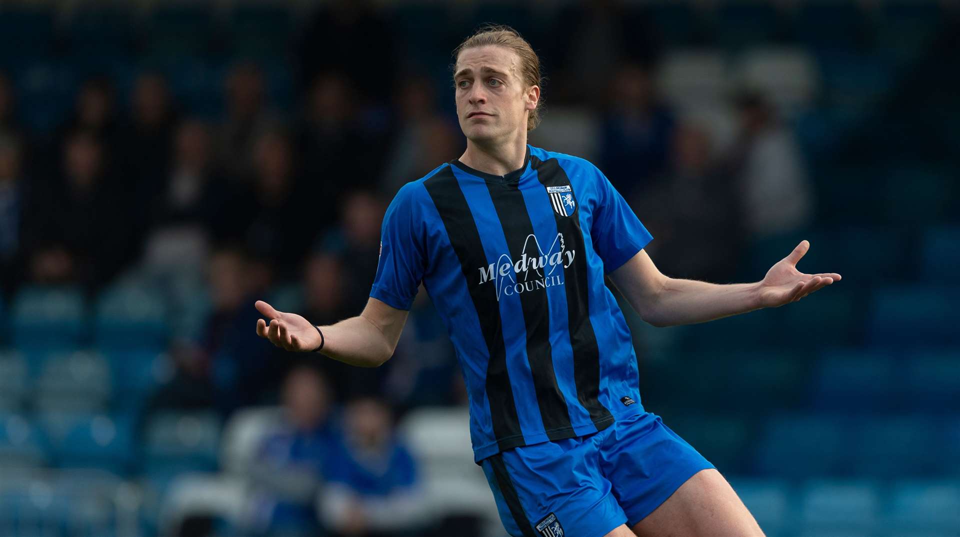 Gillingham striker Tom Eaves Picture: Ady Kerry