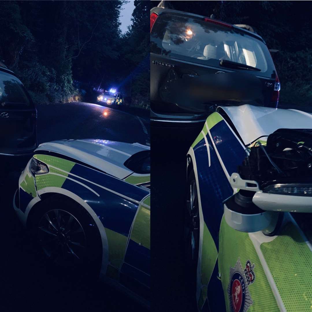 A Gravesend man was arrested in Shorne following a short pursuit. Picture: Kent Police