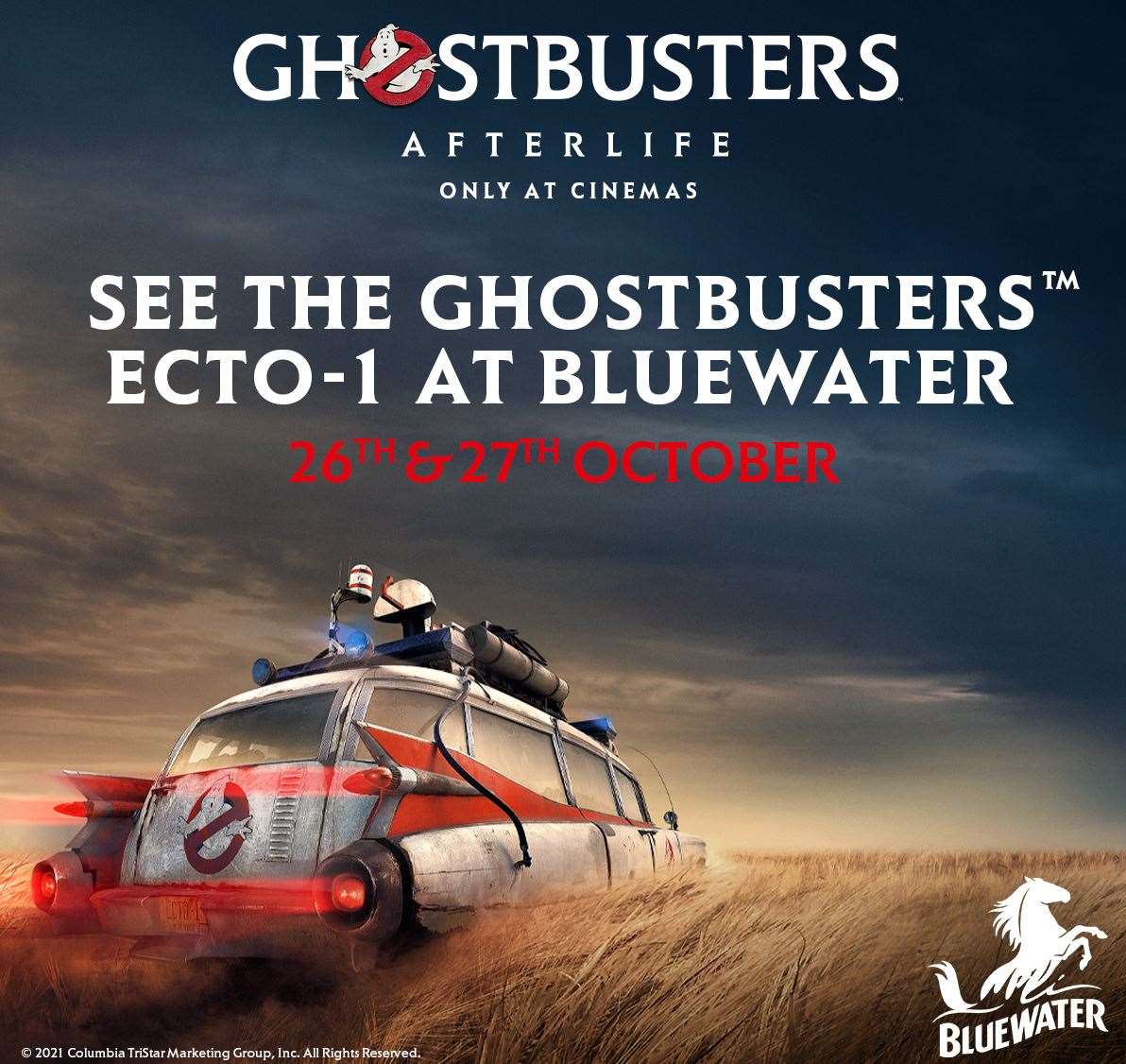 The Ectomobile is coming to Bluewater shopping centre this month. Photo: @TweetBluewater