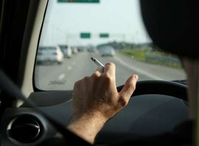 Smoking in cars is now banned