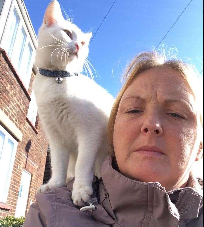 Louisa Pearce is worried that other animals like Gizmo could be injured by traps in the Rushenden area. Picture: Louisa Pearce